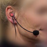 Custom Earmold for Riedel Bolero S Officiating Headset / Riedel Run